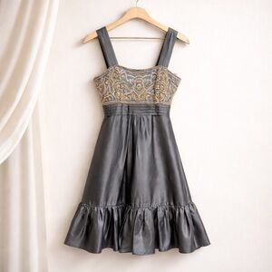 Nougat London Silk Beaded Midi Dress